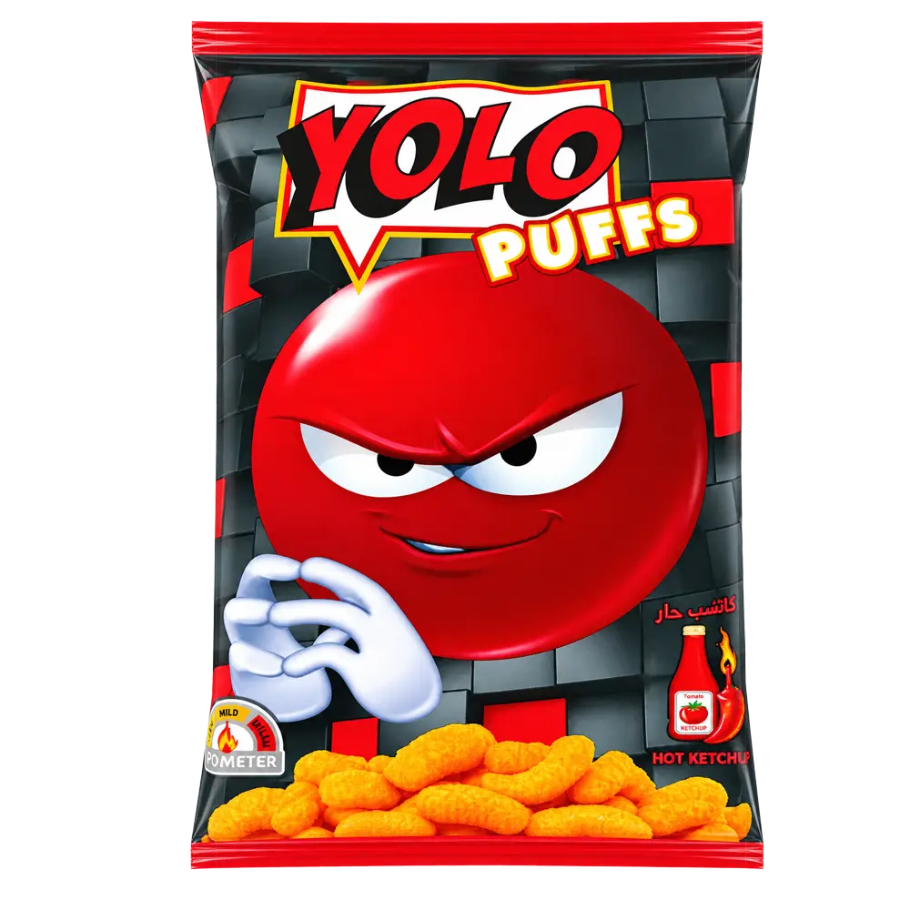 YOLO Puff - Hot Ketchup  (24 x 60g)