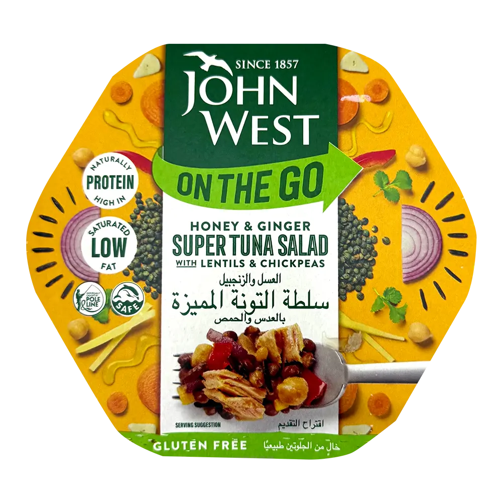 JOHNWEST Super Tuna Salad - Honey & Ginger (220g)