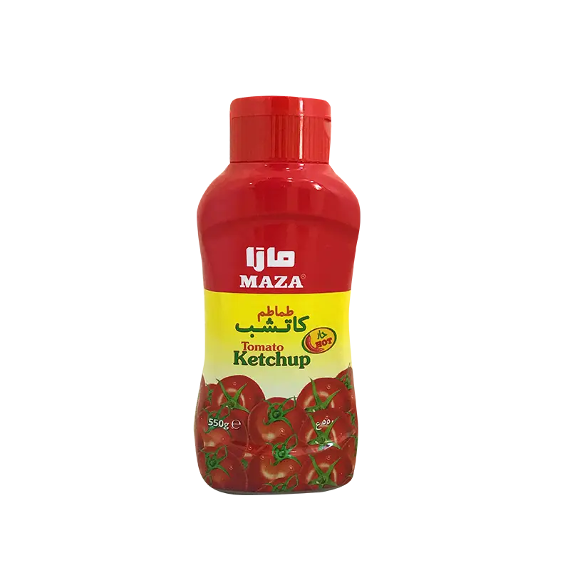 MAZA Tomato Ketchup - HOT 550g (Plastic)