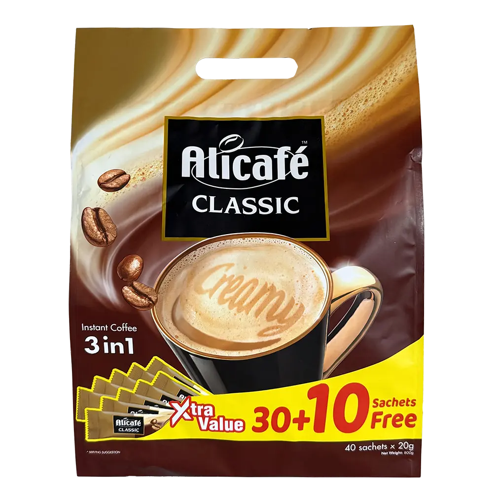 Ali Cafe Classic Xtra Value3in1 (30 +10 Free Sachets)