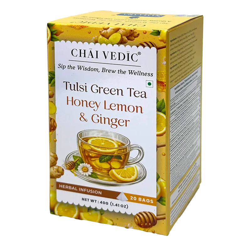 SAMAARA Honey, Lemon & Ginger Green Tea - 20 Teabags