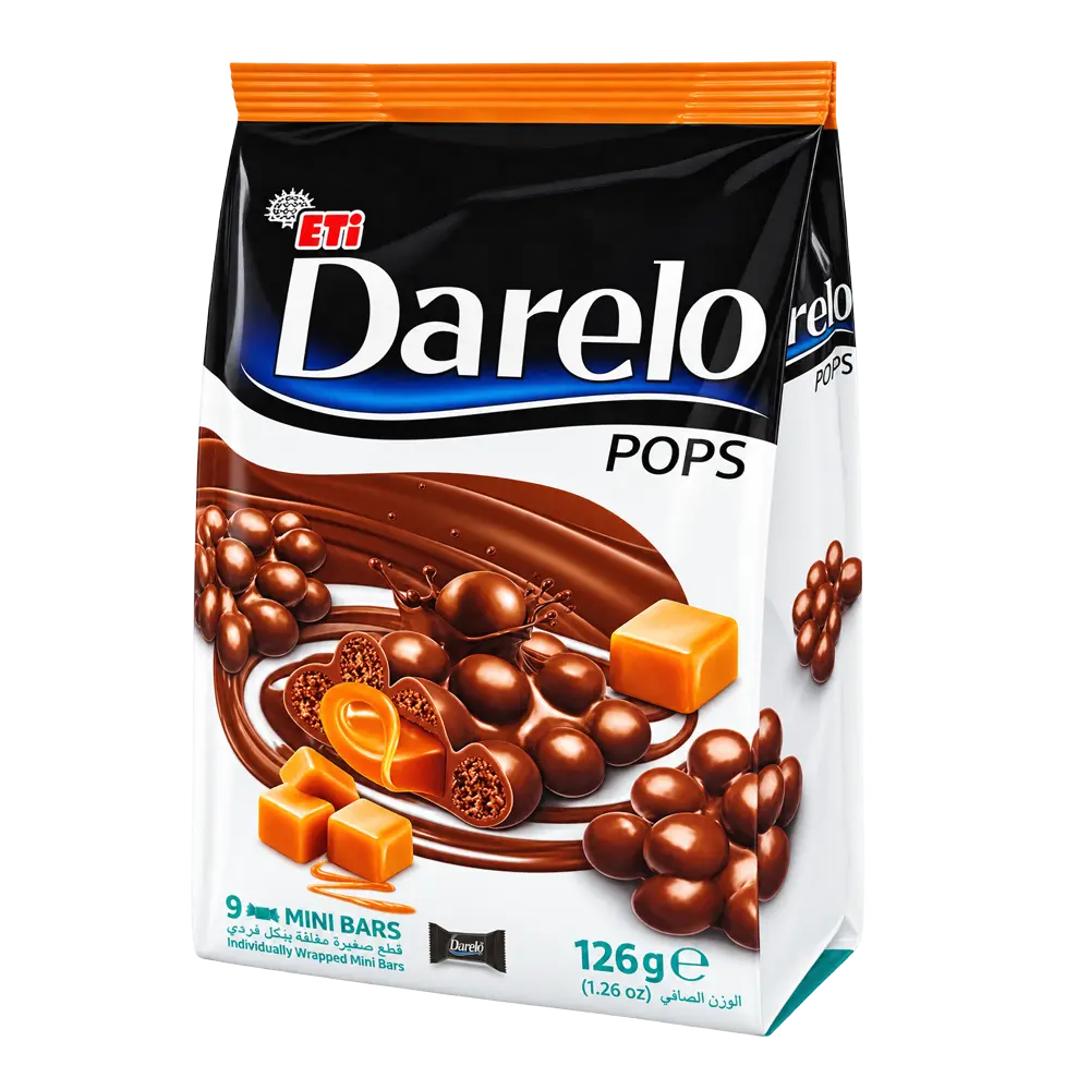 ETI Darelo Mini Pops - Caramel 126g