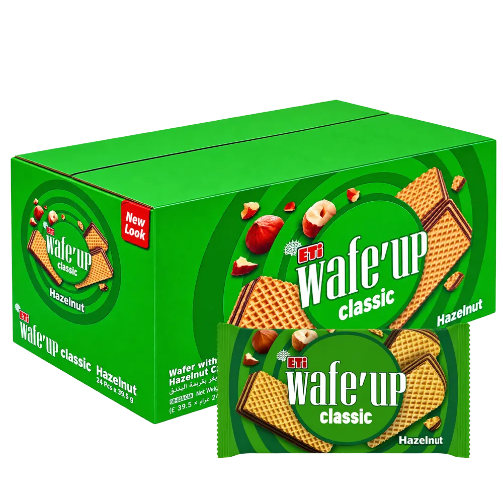 ETI Wafeup Classic Wafers - Hazelnut 24 x 40g