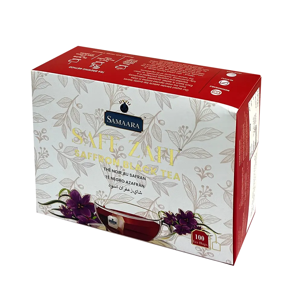 SAMAARA SAFFRON Black Teabags - 100 Teabags