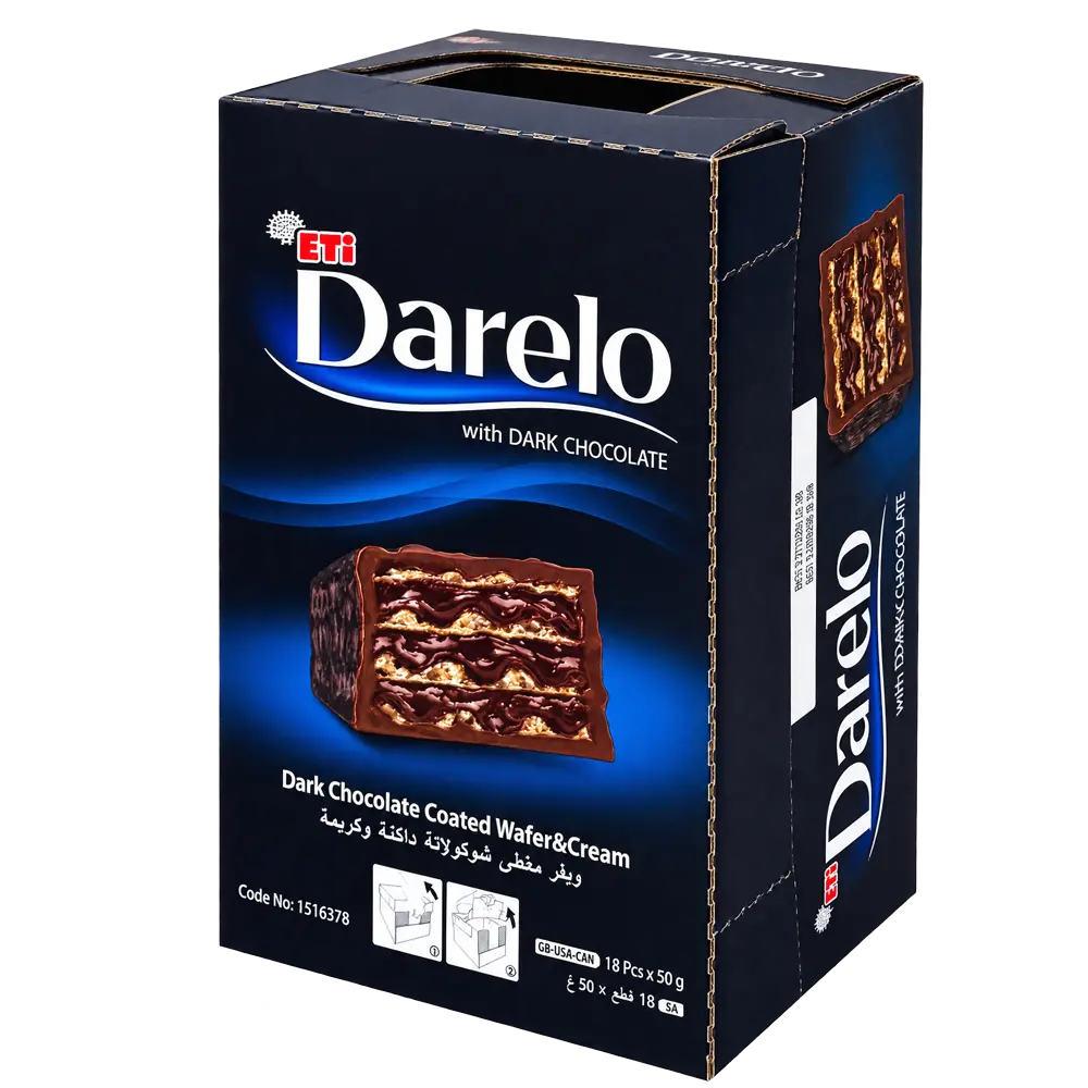 ETI Darelo Chocolate Bar - 18 x 50g