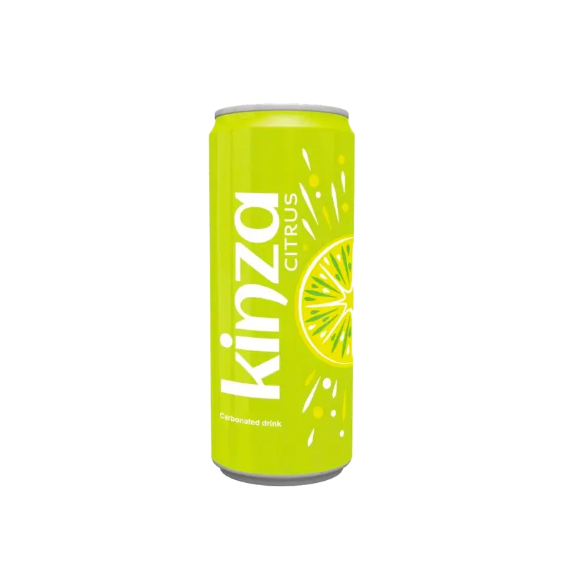 KINZA Carbonated Drink - Citrus (30 x 250ml)