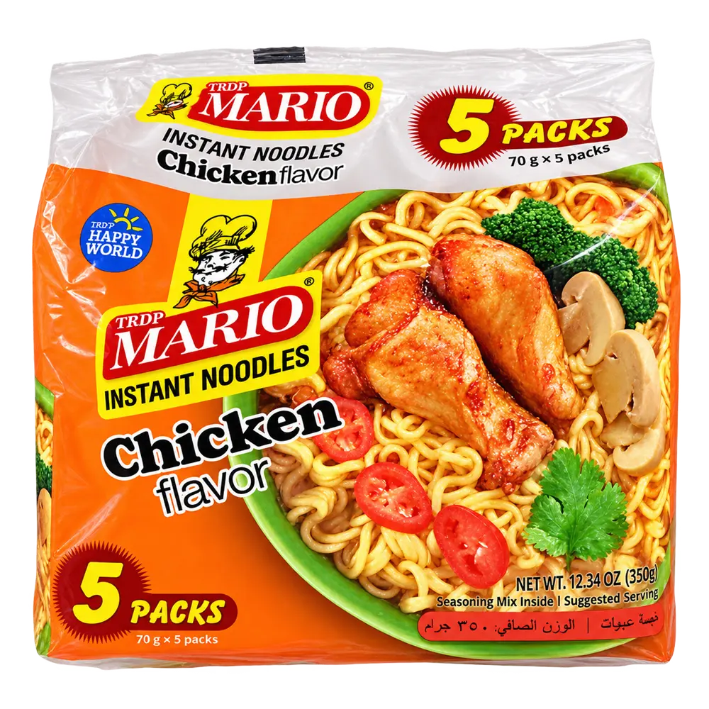 MARIO Instant Noodles - Chicken (5 x 70g)