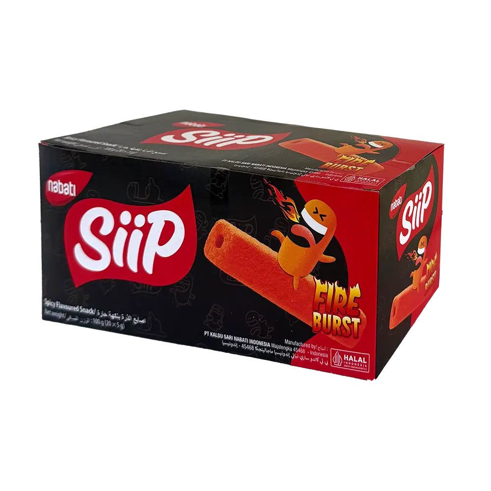NABATI SIIP Snack - Spicy Fireburst  20 x 5g