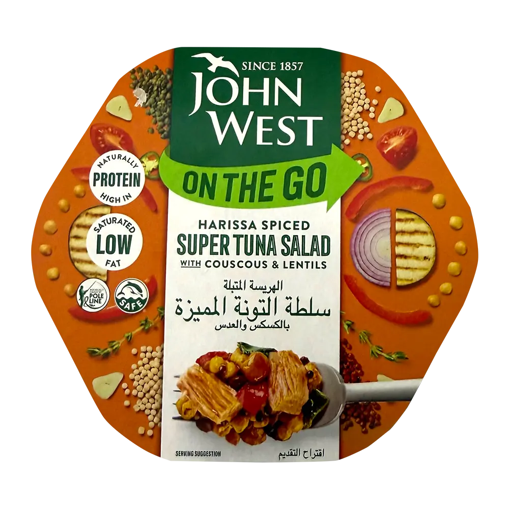 JOHNWEST Super Tuna Salad - Harissa (220g)