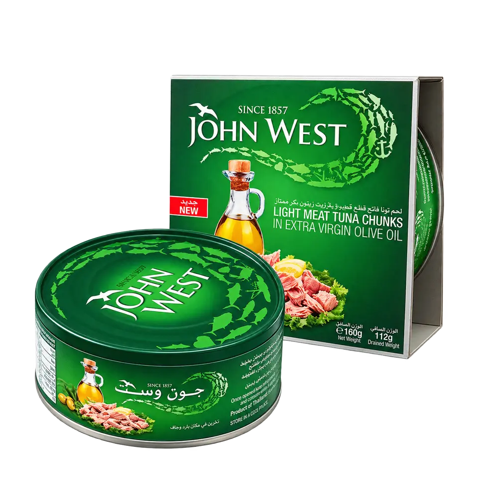 JOHNWEST LM Tuna Chunk in Extra Virgin Olive Oil 160g