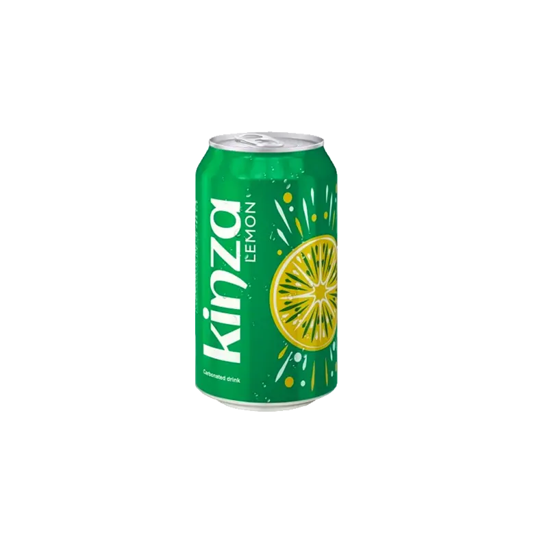 KINZA Carbonated Drink - Lemon (24 x 360ml)