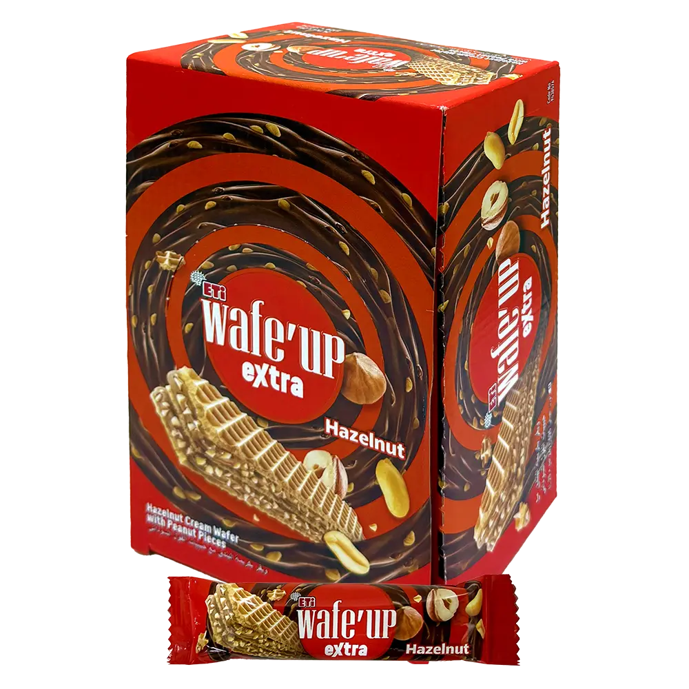 ETI Wafeup Extra Wafers - Hazelnut 24 x 29g