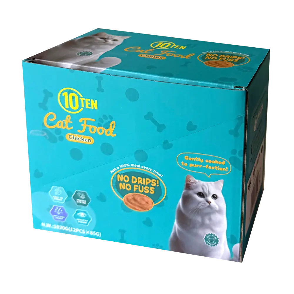 10TEN Cat Food - Chicken (12 x 85g)