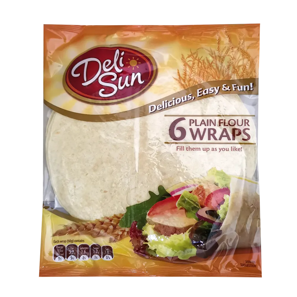 DELISUN Tortillas (Large- 24cm) - 6 Wraps