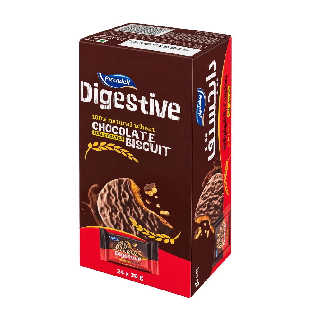 PICCADELI Digestive Choco Coate Biscuits (24x20g)