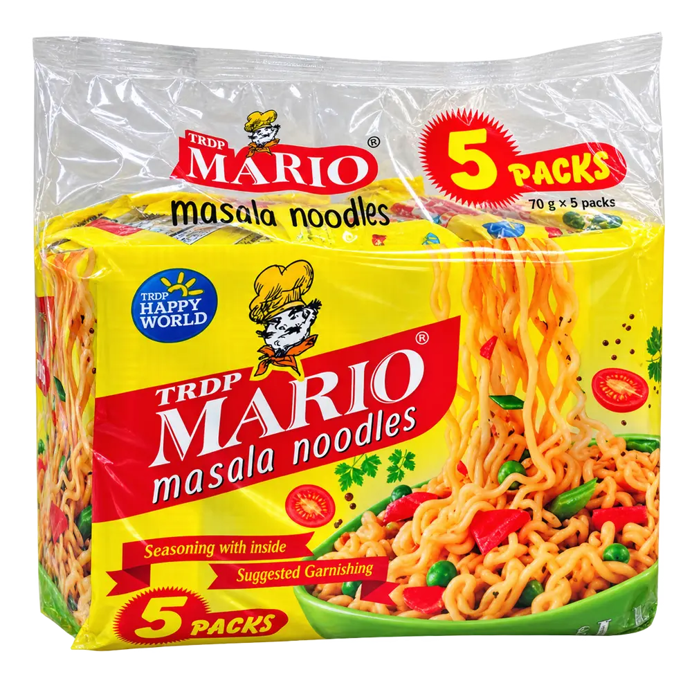 MARIO Instant Noodles - Masala (5 x 70g)