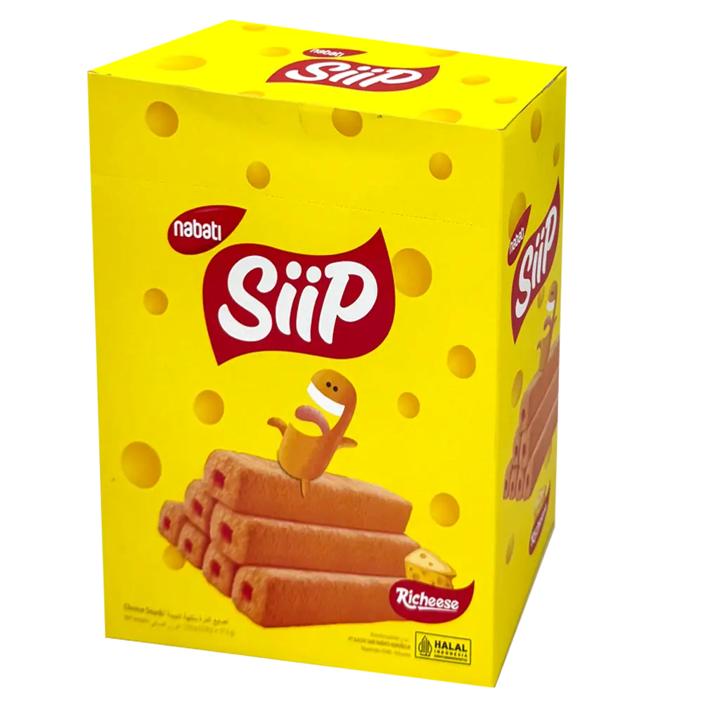 NABATI SIIP Snack - Cheese  12 x 17.5g