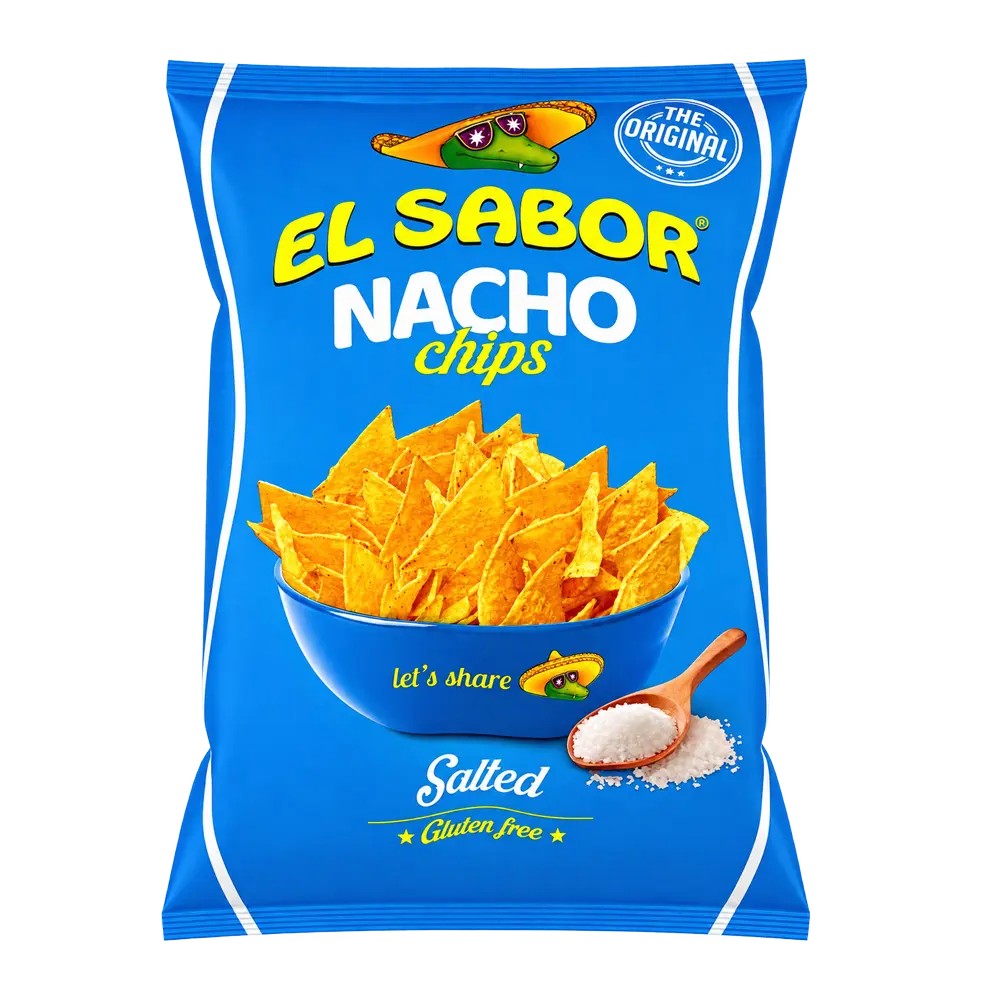 EL SABOR Nacho Chips - Salt (100g)