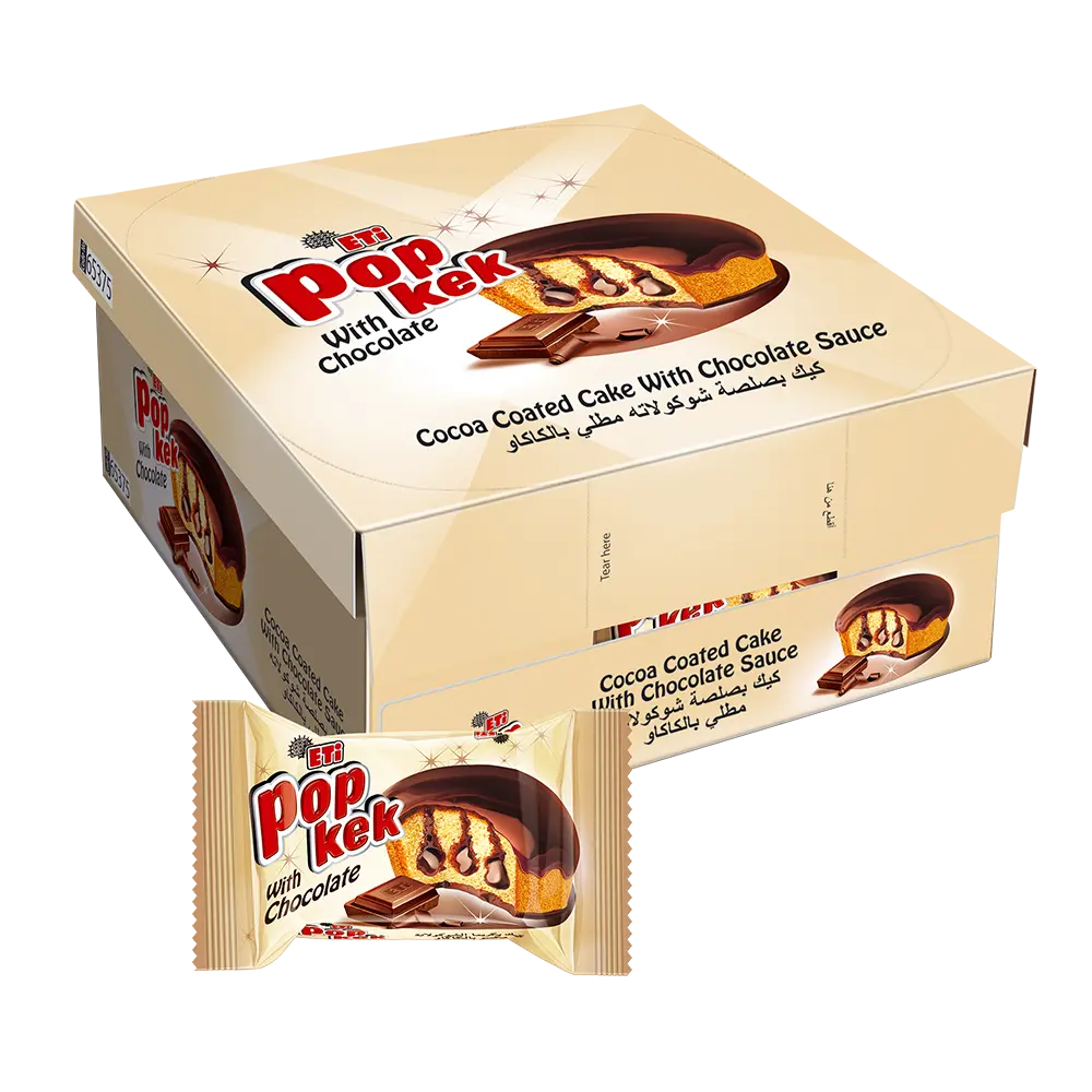 ETI Pop Cake w/Chocolate - 24x45g